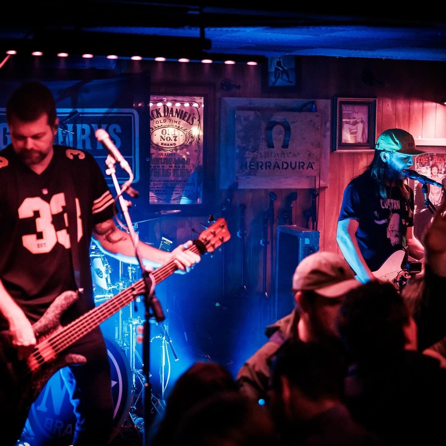 Band playing to a packed room at Brooklyn Standard